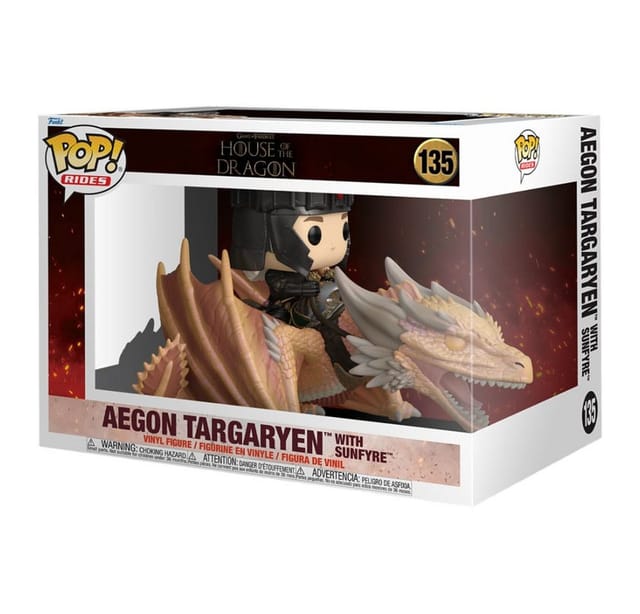 POP Rides - HotD - Aegon Targaryen with Sunfyre S4