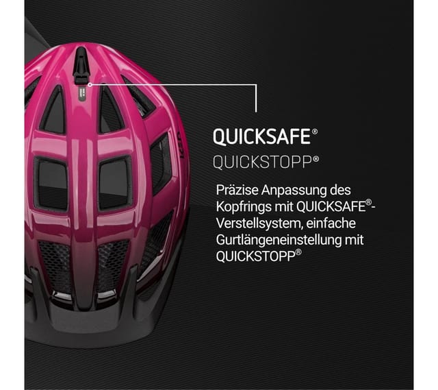 KED MTB Fahrradhelm Crom, pink/schwarz
