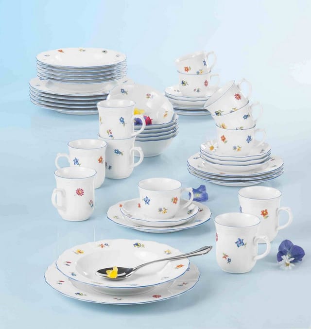 Seltmann Weiden Henkelbecher Sonate Nostalgie 290 ml 6er Set