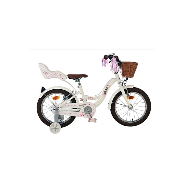 VOLARE Kinderfahrrad Blossom 16 Zoll weiß, ohne Rücktrittbremse