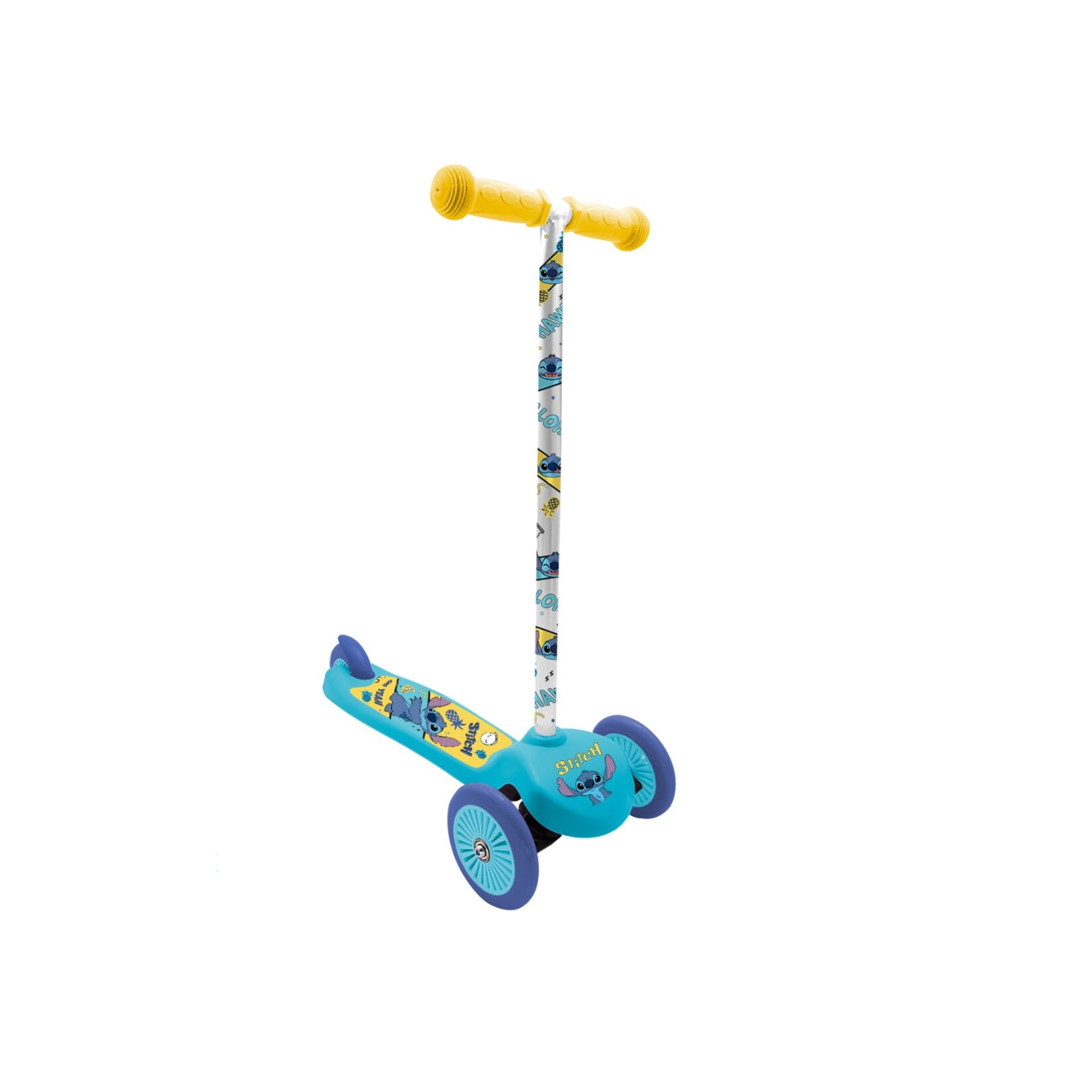 Lilo & Stitch 3-Rad Kinderroller Balance Scooter Blau stabil leicht