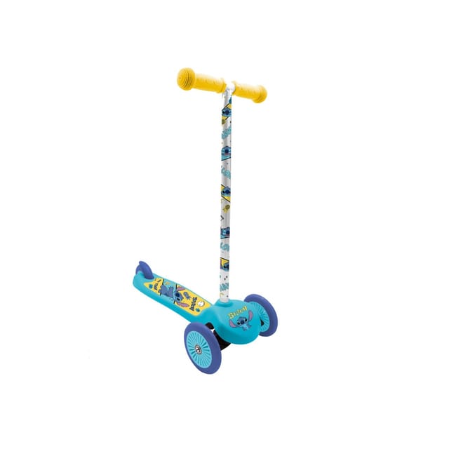 Lilo & Stitch 3-Rad Kinderroller Balance Scooter Blau stabil leicht