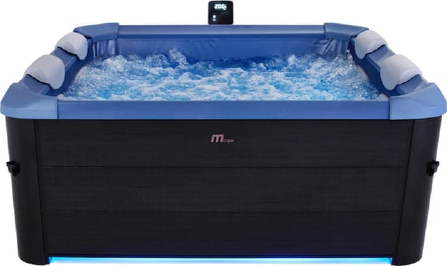 MSpa Whirlpool OSLO Sapphire 2026 inkl. LED, WiFi, UVC, 120 Luftdüsen, 8 Hydromassagedüsen