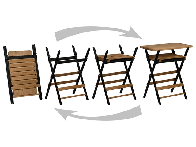 dobar Klappbarer Multifunktionstisch, Holz