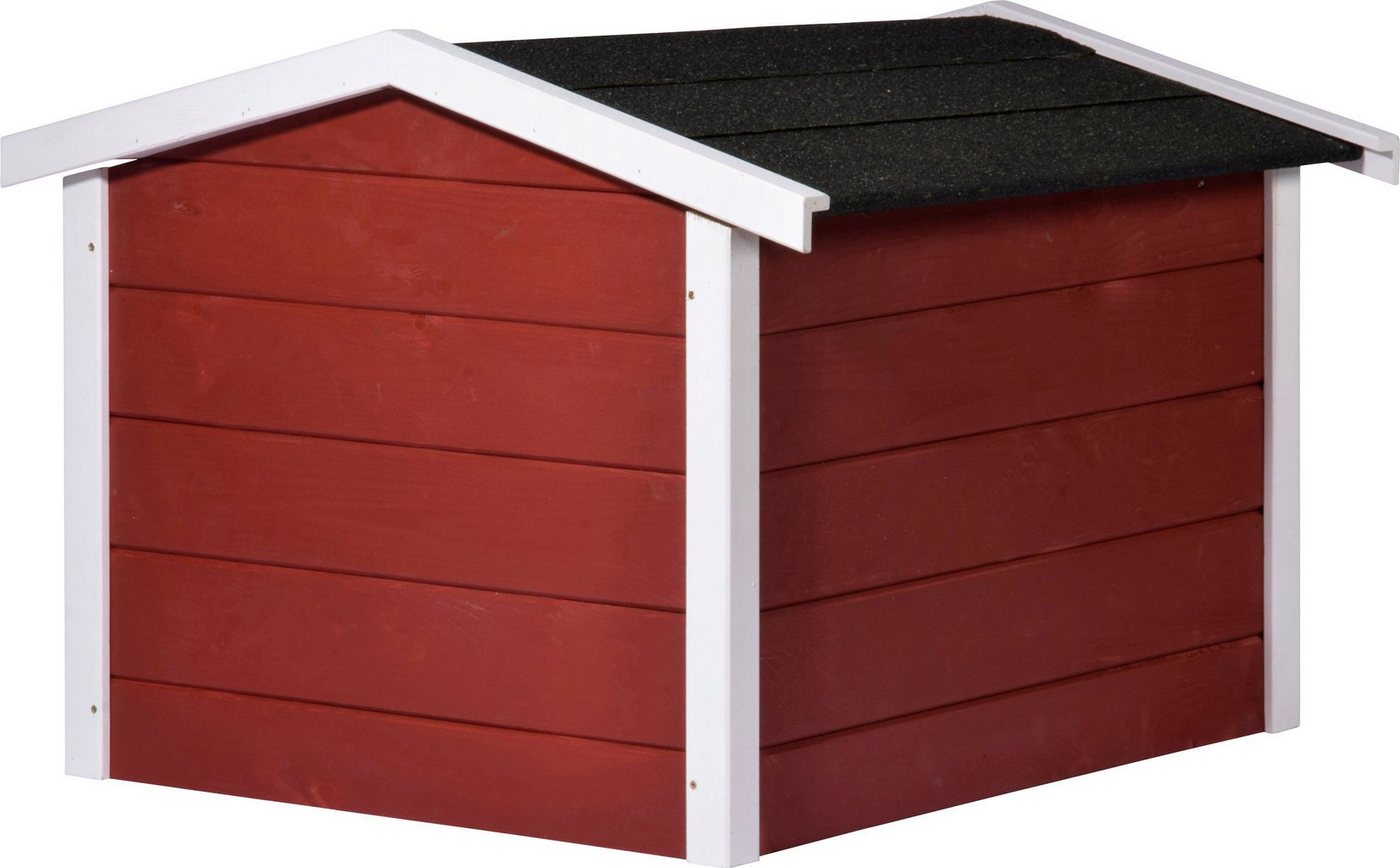 dobar Mährobotergarage, Holz, rot