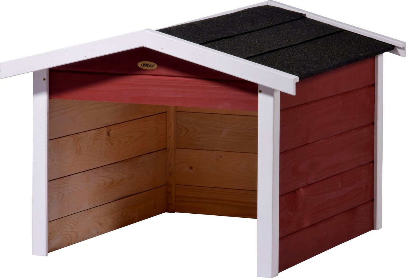 dobar Mährobotergarage, Holz, rot Bild 5