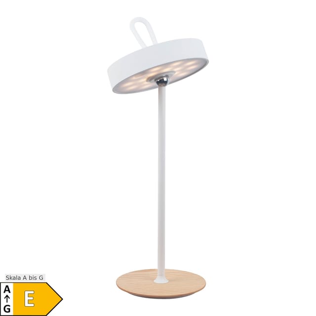 Näve LED-Akku-Tischleuchte "ELLI" weiß