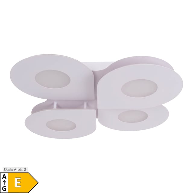 Näve LED / CCT Deckenleuchte "SMILLA" L/B: 50cm weiß
