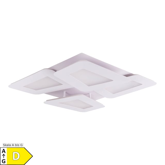 Näve LED / CCT Deckenleuchte "SIMEN" L/B: 48cm weiß