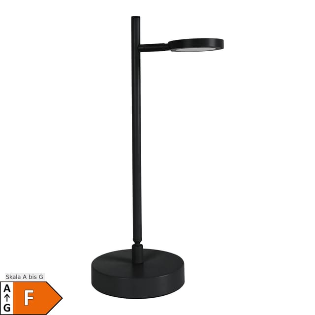 Näve LED Akku-/ Tischleuchte "LUPA" H: 45cm schwarz