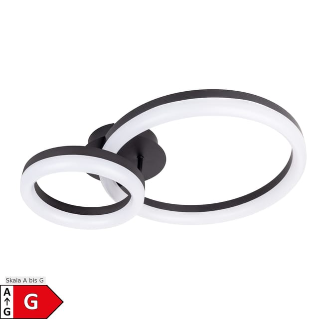 Näve LED Deckenleuchte "CIRCULO" L: 53 cm