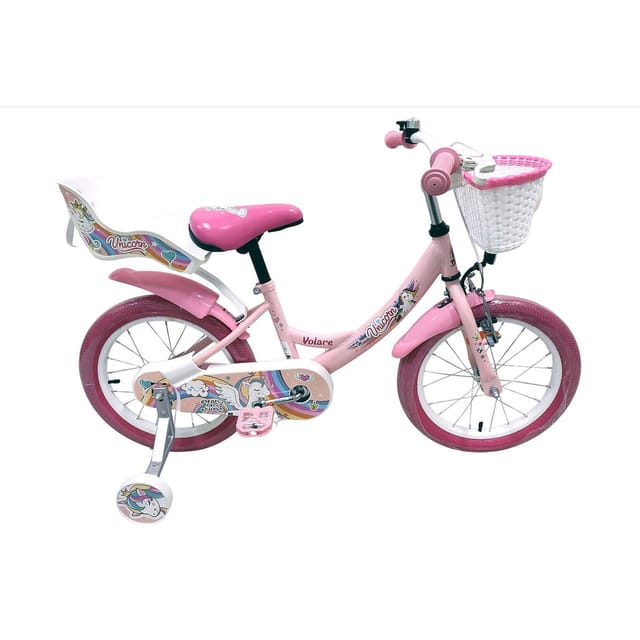 VOLARE Kinderfahrrad Unicorn 16 Zoll, rosa