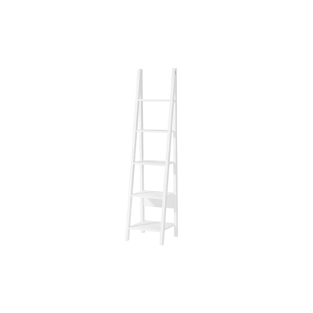 SoBuy Bücherregal mit 5 Fächern Weiß 44x39x180cm Modern