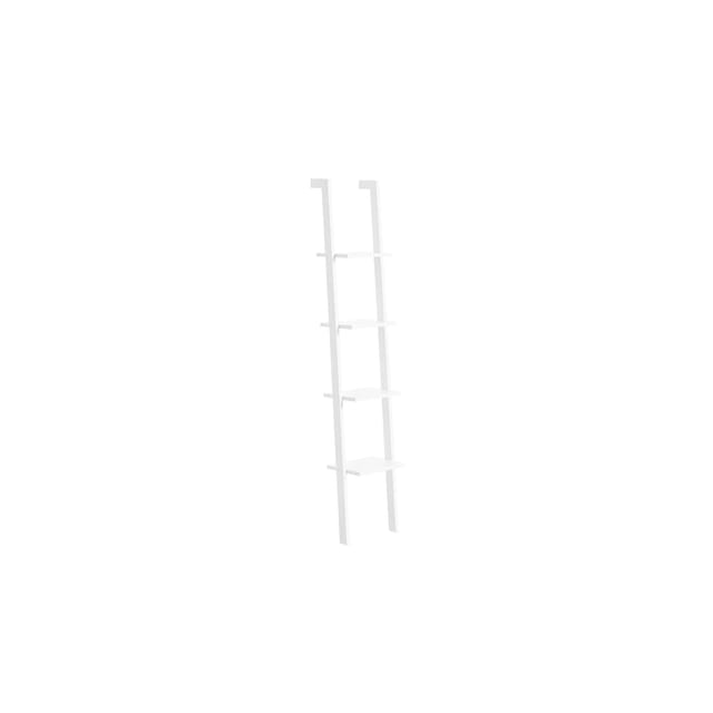 SoBuy Bücherregal mit 4 Fächern Weiß 33x23x180cm Modern
