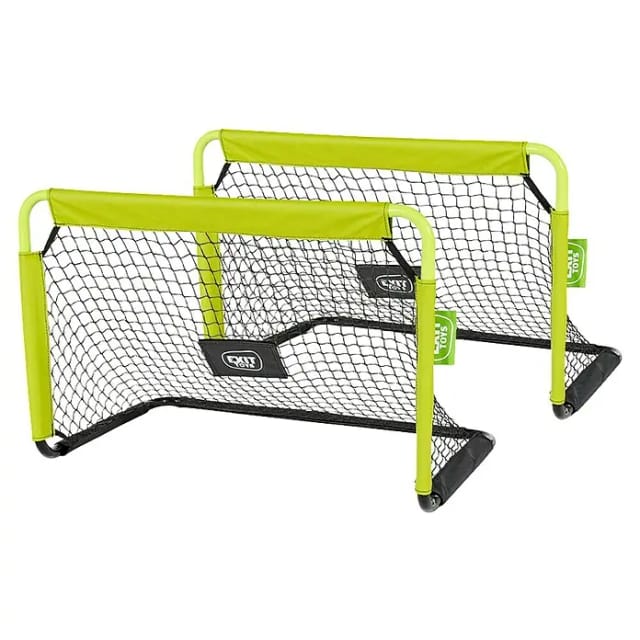 EXIT Tempo 900 Mini-Fußballtore (Set von 2) - grün/schwarz