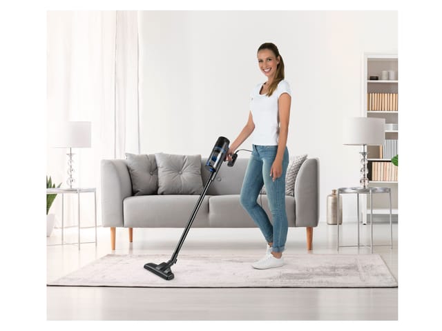 CLEANMAXX Zyklon-Handstaubsauger 600W schwarz/blau