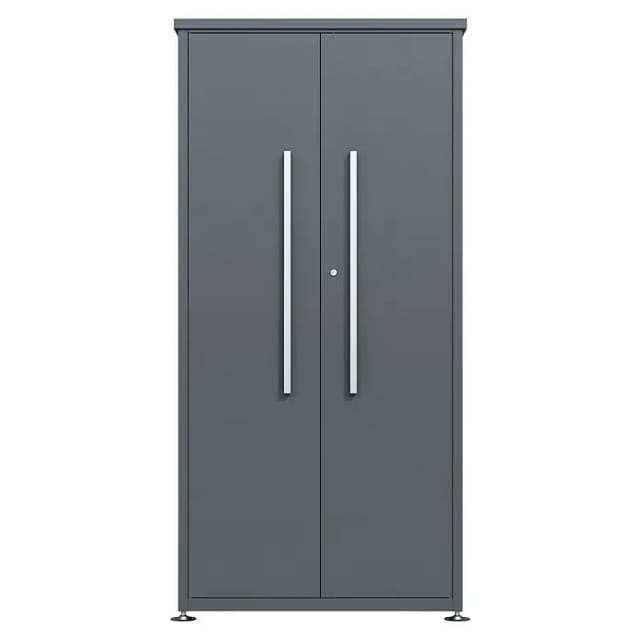 Westmann Gartenschrank mit Boden Capsa anthrazit 65x90x187cm