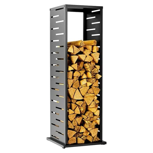 Westmann Kaminholzregal Luma Grid Anthrazit 37,5x37,5x112cm