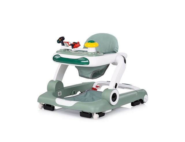Chipolino Lauflernhilfe little Explorer 4 in 1 Laulernwagen Musik Stopper Räder grün