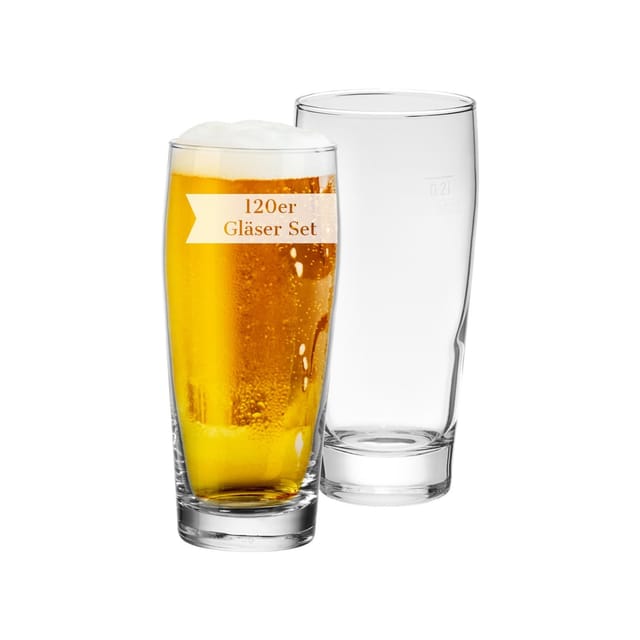 Van Well Willi Becher geeicht Gastro 0,2 l 120er Set