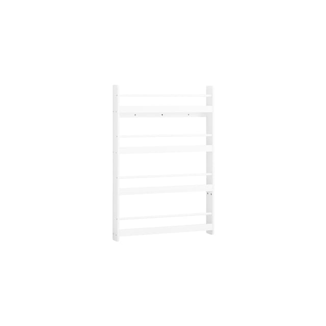 SoBuy Kinderregal mit 4 Fächern Weiß 80x12x118cm Minimalistisch