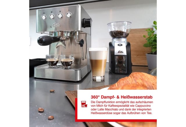 Solis Siebträgermaschine 98132 silber