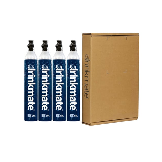Drinkmate 60L CO2-Zylinder - Viererpack