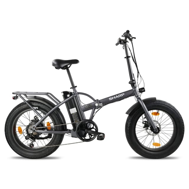 Sharp FD06EN elektro-Klapprad 20 Zoll – 250W, Shimano 7-Gang, Akku 10,4Ah, LED-Display