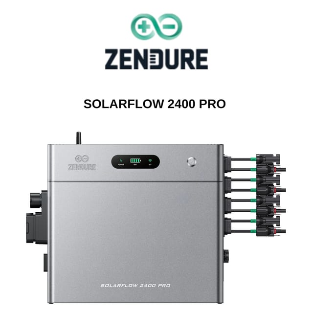 Zendure SolarFlow 2400 Pro,Speicher für Balkonkraftwerk,2,4 kWh