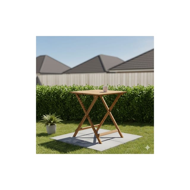 Akazienholz Klapptisch 58 cm FSC