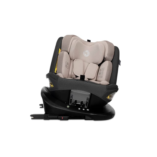 Lorelli Kindersitz Imola i-Size 40-150 cm Isofix 360 Grad Drehung Top Tether beige