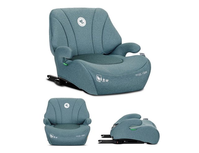 Lorelli, Kindersitzerhöhung Pyxis Isofix 125-150 cm Rückenlehne abnehmbar EPS blau