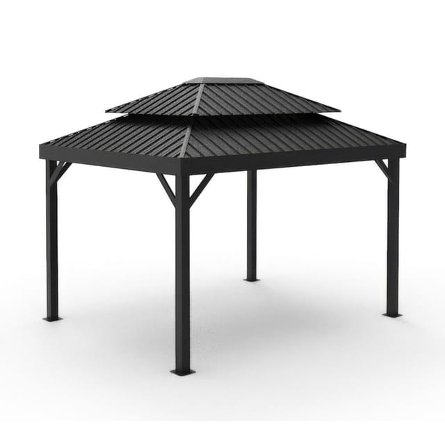 Sojag Pavillon London Schwarz 424,3x299,3x310cm