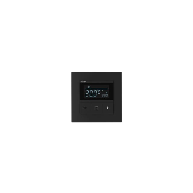 Heatit Pro Thermostat (Schwarz Matt)