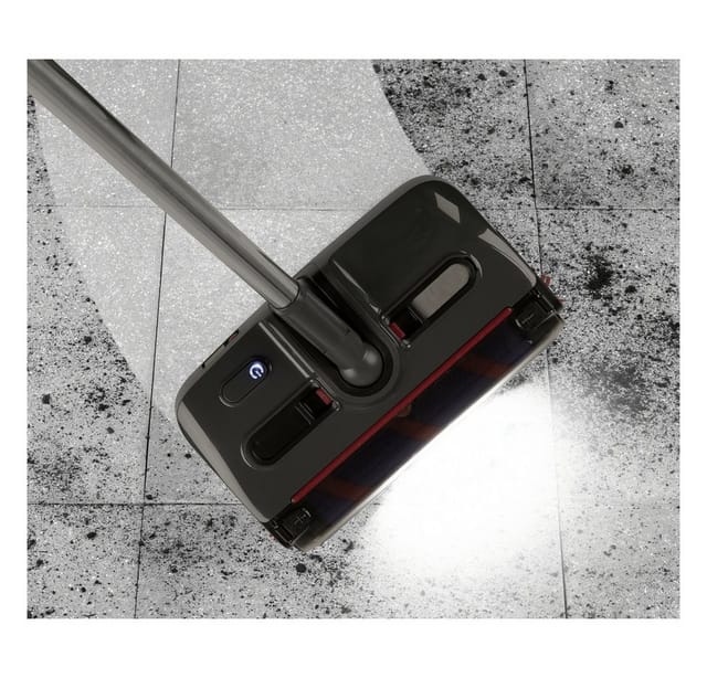 CLEANMAXX Akku-Besen mit Licht 3,7V grau