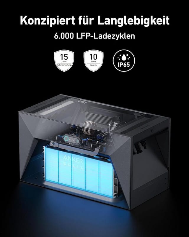 Anker SOLIX Solarbank E1600, Solarspeicher für Balkonkraftwerk