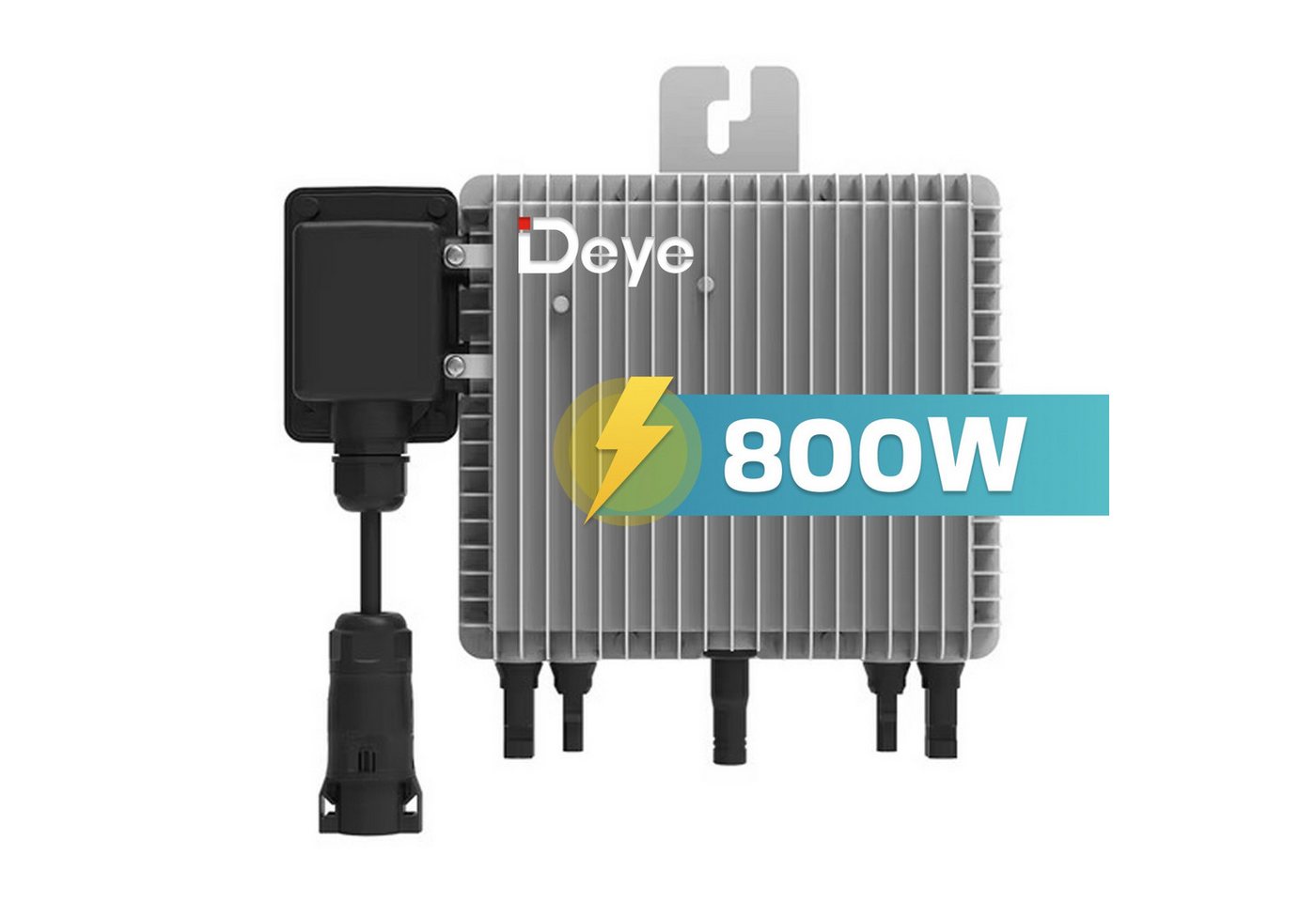 DEYE Mikro-Wechselrichter 800 W SUN-M80G4-EU-Q0 für Balkonkraftwerk, IP67 wetterfest, Plug&Play Installation, 2 MPPT, WIFI, Micro Inverter Bild 4