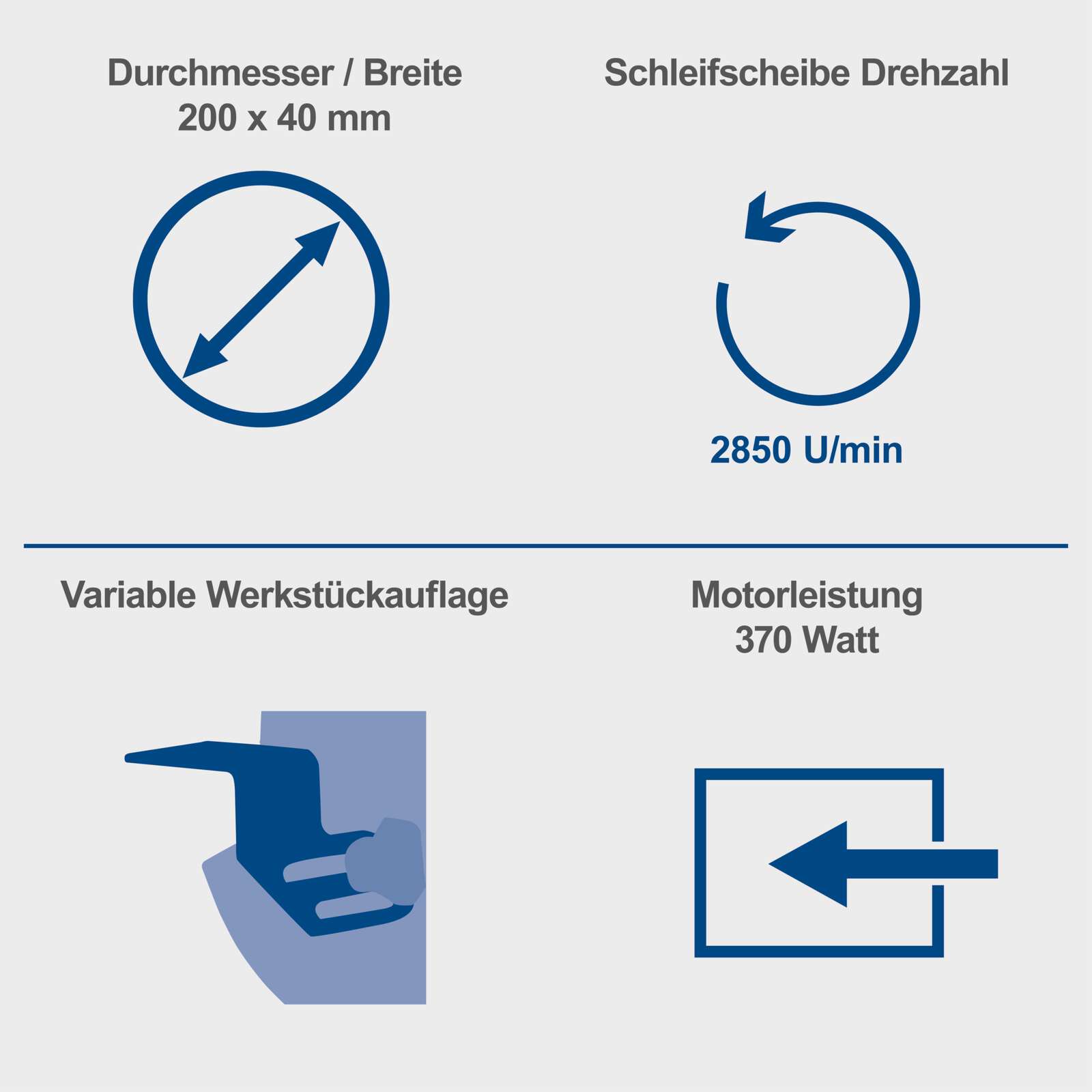 Doppelschleifer BG150 Scheppach - 370W | Ø150mm Schleifstein | inkl. Lampe & Schleifscheibenabzieher