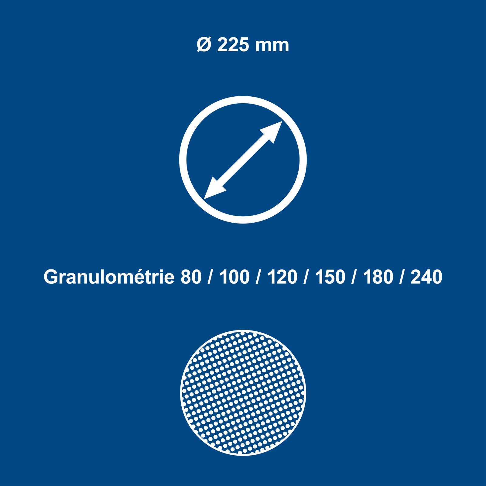 Schleifpapier Set Scheppach RD225 - 1 Satz=6 Stück(K=80 100 120 150 180 240) Bild 5