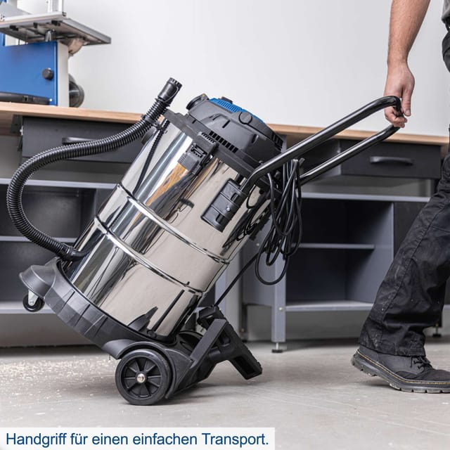 Elektro Nass-/Trockensauger VC50 Scheppach - 1400W | 3m Schlauchlänge | 5m Anschlusskabel | 50L Fassungsvermögen | 20kPa