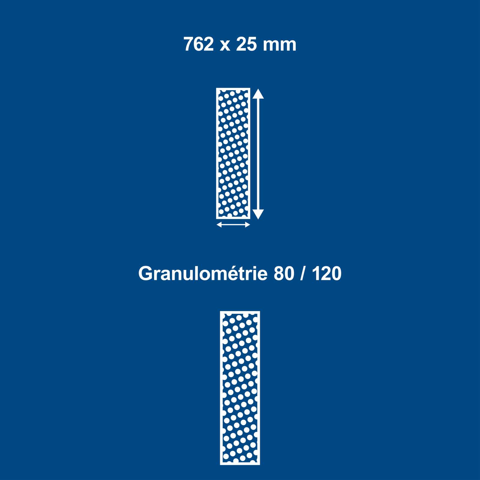 Schleifband Set Scheppach - 2teilig | 762x25 mm | K80 und K120 Bild 2