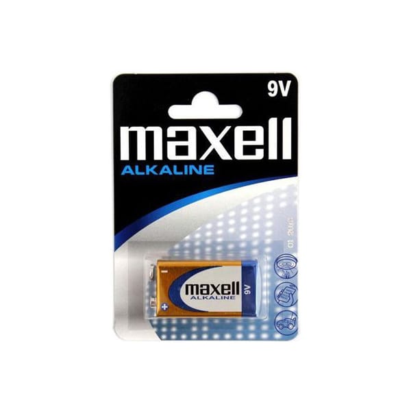 Maxell Batterie 9V/6LR61 Alkaline 1-pack