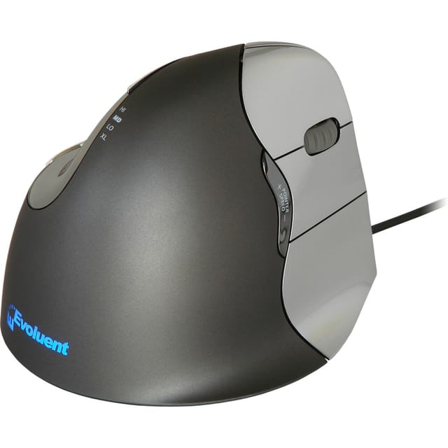 Evoluent VerticalMouse 4 Right - VM4R - Vertical mouse (Grau)