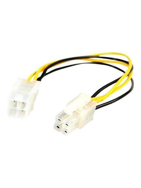 StarTech.com ATX12V 4 Pin P4 CPU Strom Extension Kabel - Verlängerungskabel für Strom