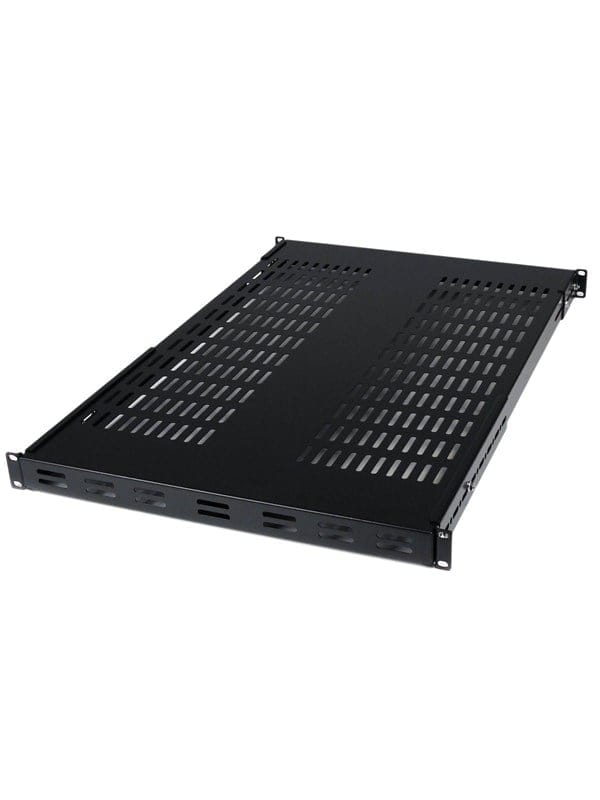 StarTech.com Eistellbarer Depth Fixed Server Rack Gehäuse Regal - Rackregal (belüftet)