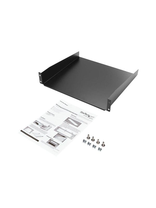StarTech.com Schwarz Standard Universal Server Rack Gehäuse Regal