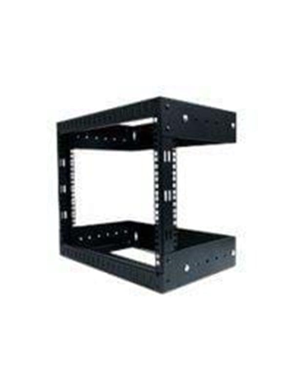 StarTech.com 8U Open Frame Wall Befestigungskit Equipment Rack - Eistellbarer Depth - Rack (für Montage an Wand)