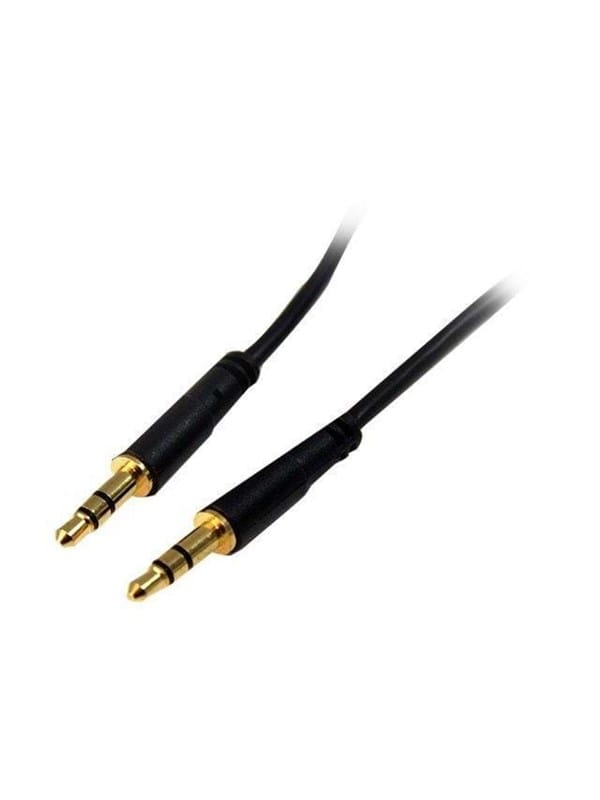 StarTech.com Slim 3.5mm Stereo Audio Kabel - Audiokabel - digitalt Audio