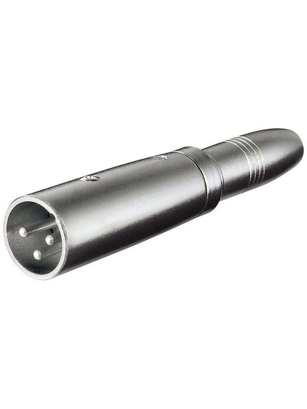 Pro XLR Adapter 3pin XLR M - Jack Mono F