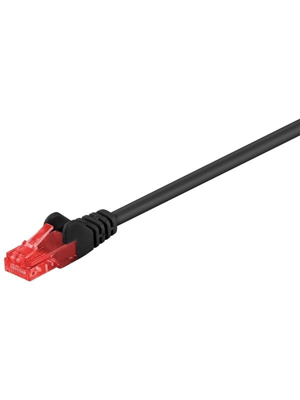 Pro LAN CAT 6 UTP - Schwarz - 0.5m
